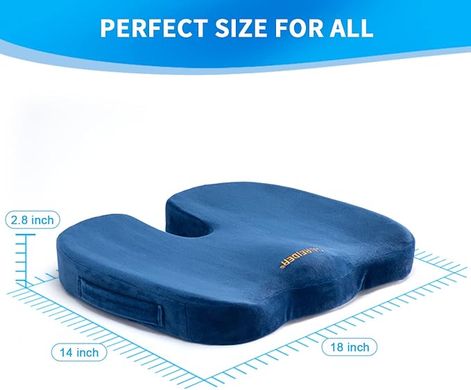 SAIREIDER Chair Cushions for Office, Memory Foam Coccyx Cushion Pads for - Image 6
