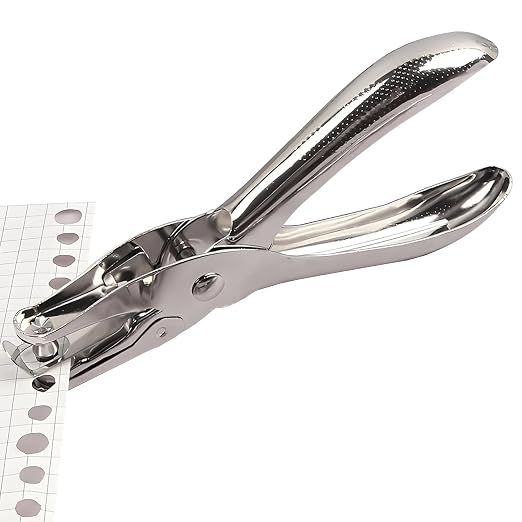 TENOC Handle Hole Punch 1-Piece, Paper Circle Bore Helper by TENOC
