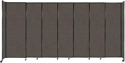 Versare Straightwall Sliding Portable Wall Partition | Freestanding Office by VERSARE