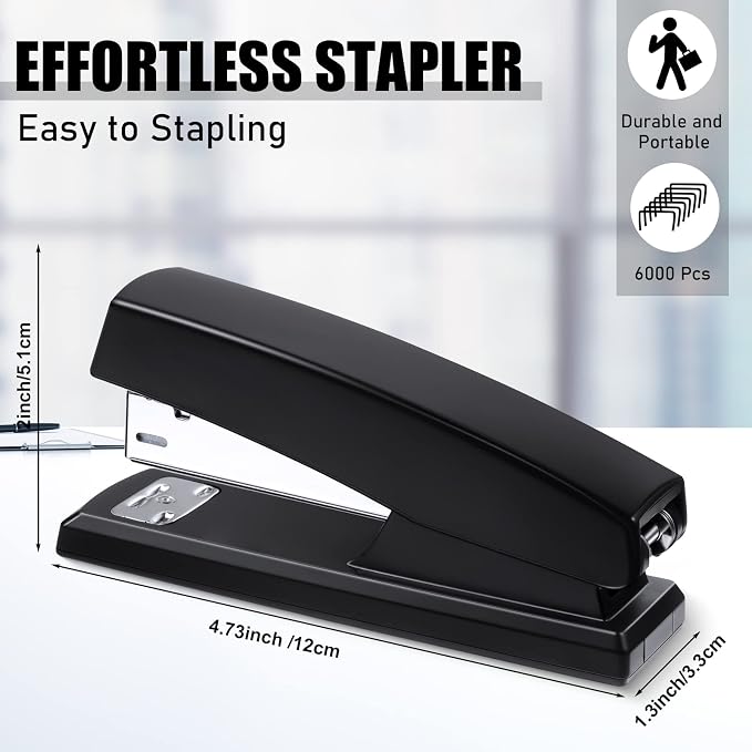 6 Pcs Tape Dispenser Staplers for Desk - Image 2