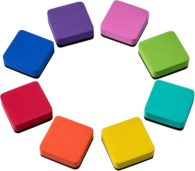 Dry Erase Erasers, Eeoyu 40 Pack Magnetic Whiteboard Dry Erasers Chalkboard - Image 3