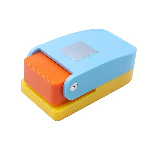 1.5X1.25inch Rectangular Postage Stamp Punch Ware Rectangle Craft Lever Punch - Image 3