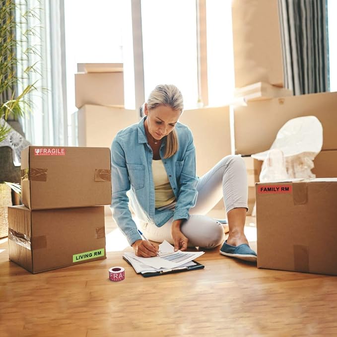 960 Count Moving Labels 14 Different Living Spaces - Image 5