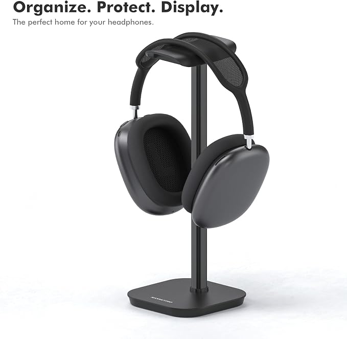 Headphone Stand, Desktop Headset Holder Heavy Base Desk Earphone Stand Aluminum - Image 6