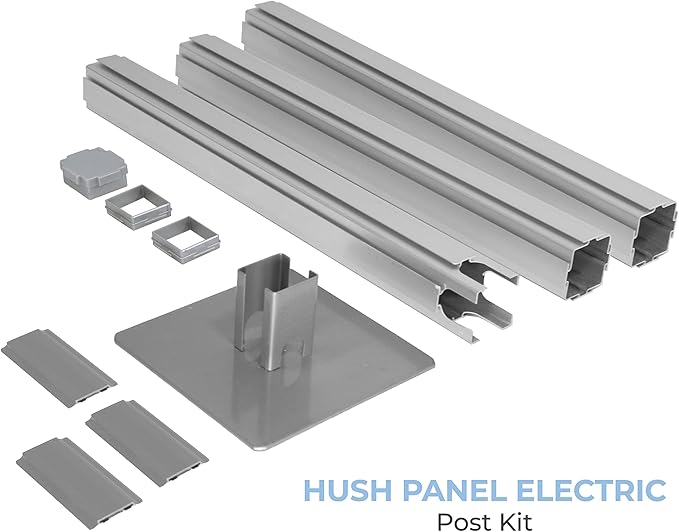 Versare Pre-Configured Hush Panel Electric Cubicle | Workstation Divider Walls | Cubicle Privacy Panels | Office Partition Walls-DeskLoop Office