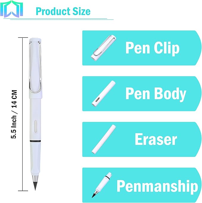 6 Sets Everlasting Pencil, Infinity Pencil, No-Sharpening Pencils - Image 3