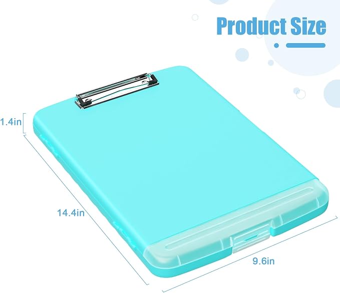 Hongri Clipboard with Storage with Pen Holder, Folder Nursing Clip Board 8.5 x - Image 4