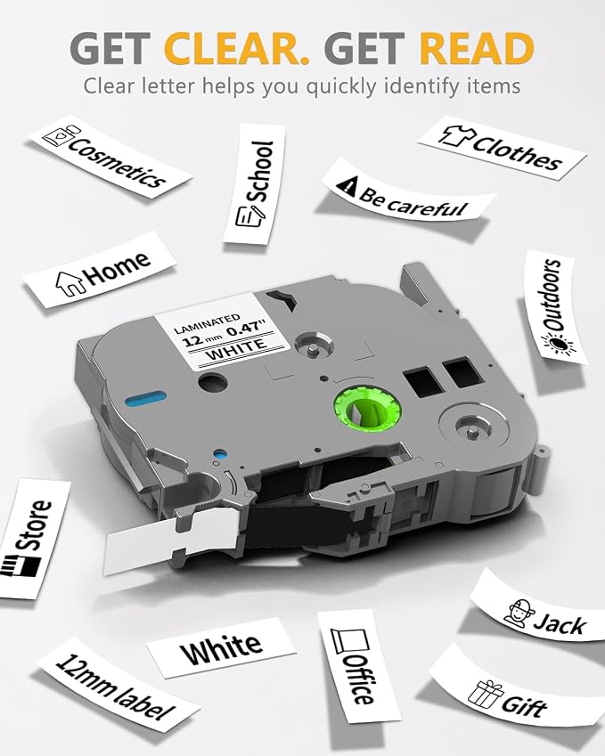 Replacement for Brother P-Touch Label Maker Tape Refill TZe-231 TZe231 | TZe TZ - Image 3
