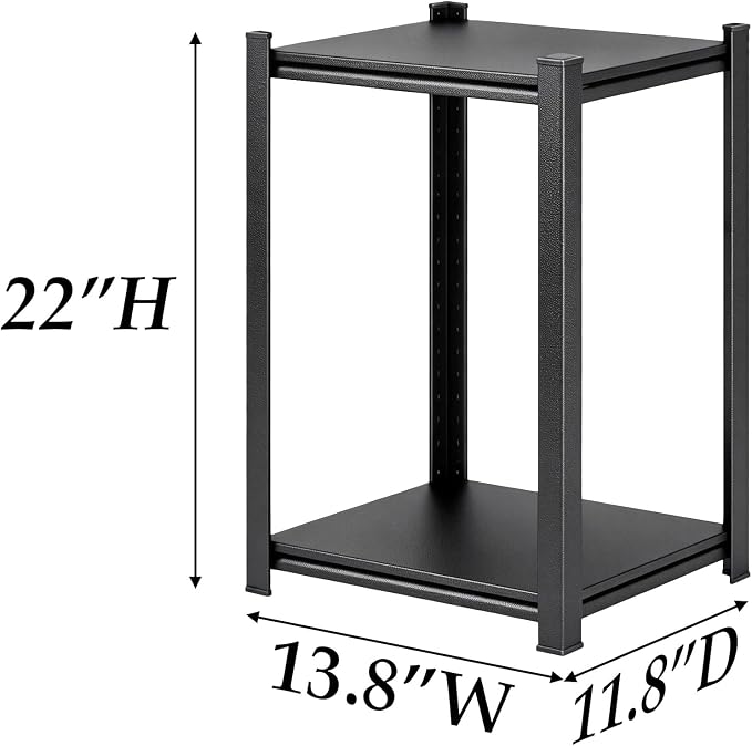 Printer Stand, Metal Shelving Adjustable Storage Shelves, printer table Office - Image 2