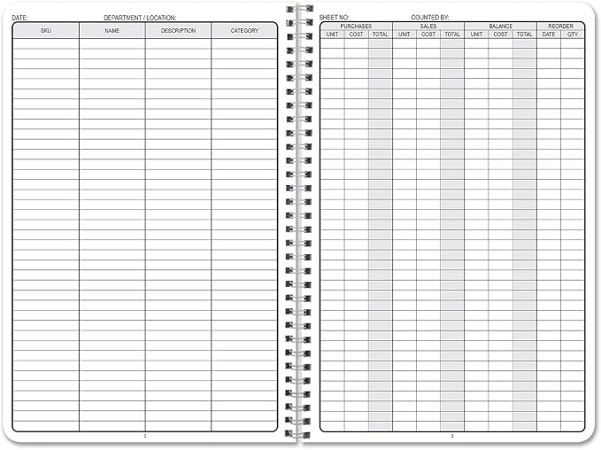BookFactory Inventory and Sales Log Book/Small Business Order - Image 3