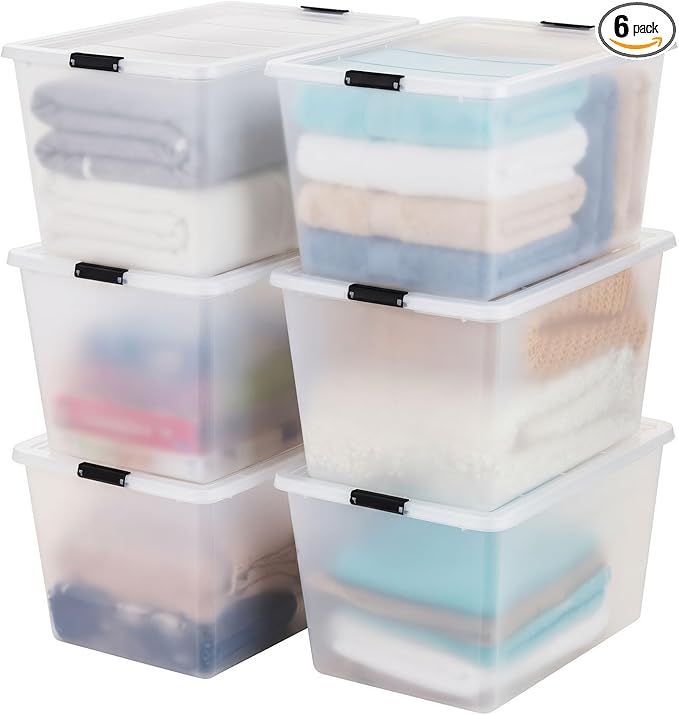IRIS USA 6-Pack High-Capacity Clip Box by IRISUSA