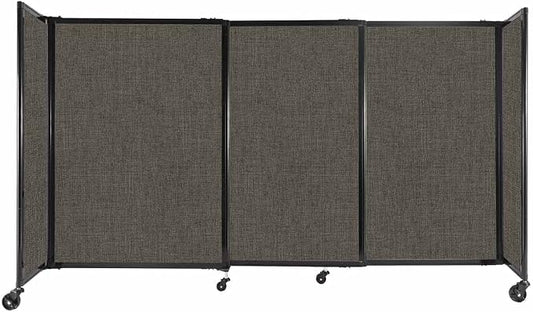 Versare Straightwall Sliding Portable Wall Partition | Freestanding Office by VERSARE
