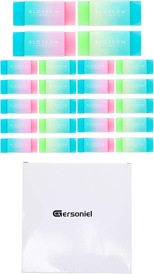 Gersoniel 24 Pcs Cute Jelly Pencil Erasers Bulk Back to School Supplies Soft - Image 8