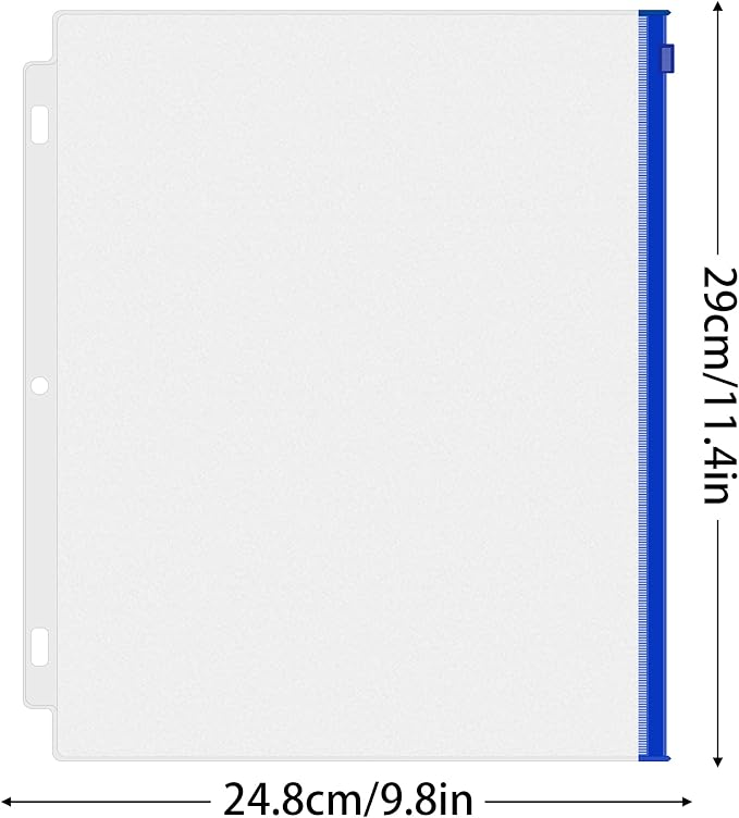 Antner 6 Pack Letter Size Binder Pockets - Image 3