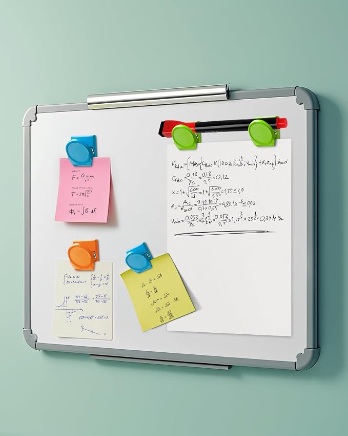 VICNOVA Magnetic Clips, 48 Pieces Magnetic Metal Chip Clips Fridge Magnets - Image 5