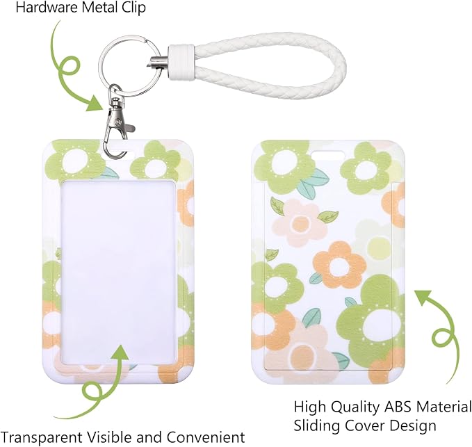 ID Card Badge Holder Key Chain - Image 3