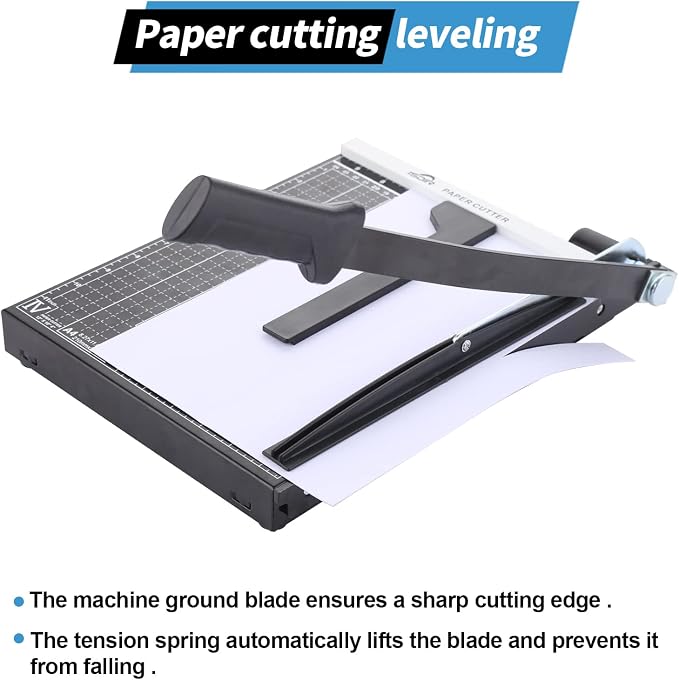ISDIR Guillotine Paper Cutter 12" - Image 6