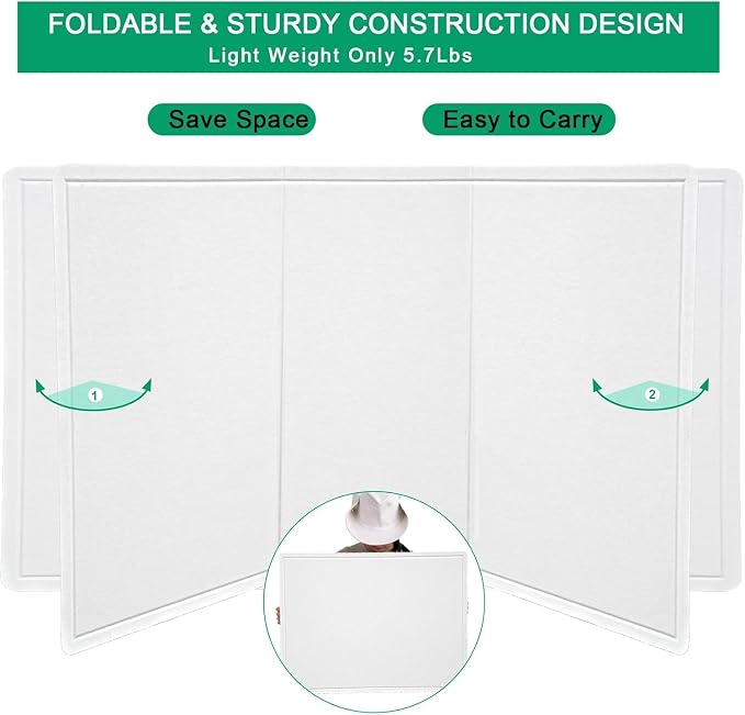 Large Bulletin Board, 48 X 36 inches Felt Board Notice Pin Board, Self-Adhesive - Image 7