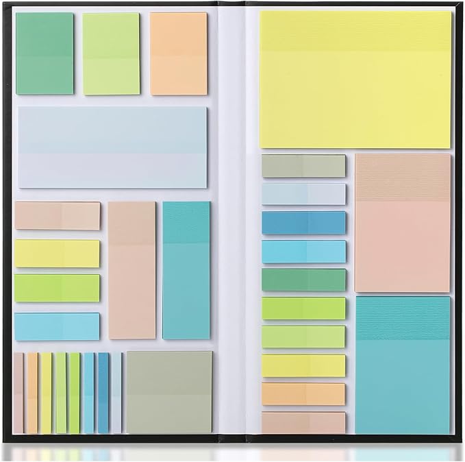 Mr. Pen- Transparent Sticky Notes Set, 1650 Sheets | Transparent Sticky Notes by MrPen