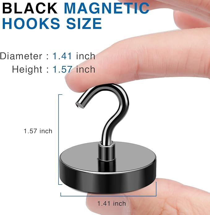 LOVIMAG Magnetic Hooks for Cuise Cabins, 170lbs+ Magnet Hooks Cruise Essentials - Image 2