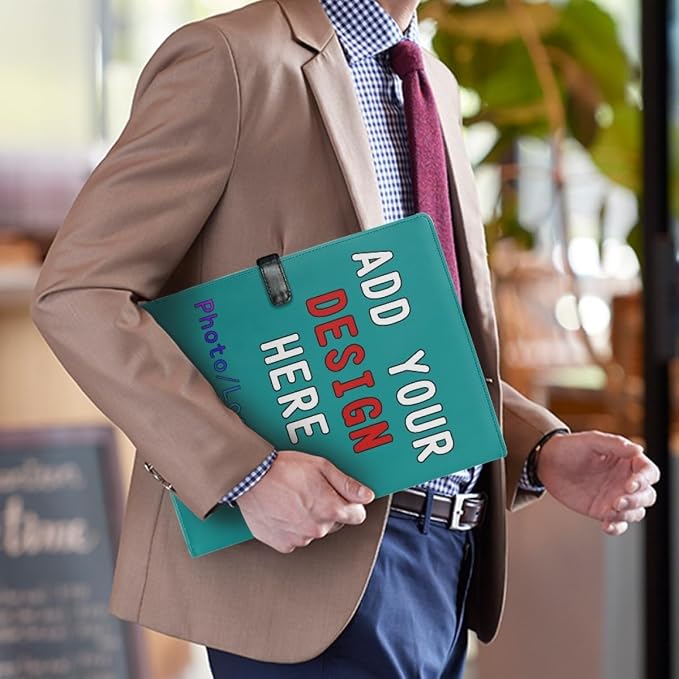 Personalized Padfolio with Logo, Custom Business Portfolio with A4/US Letter - Image 3