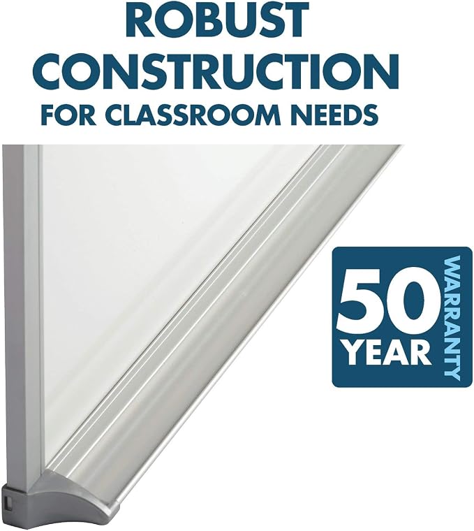 Quartet Dry Erase Magnetic White Board 48"W x 36"H, Porcelain Whiteboard - Image 4