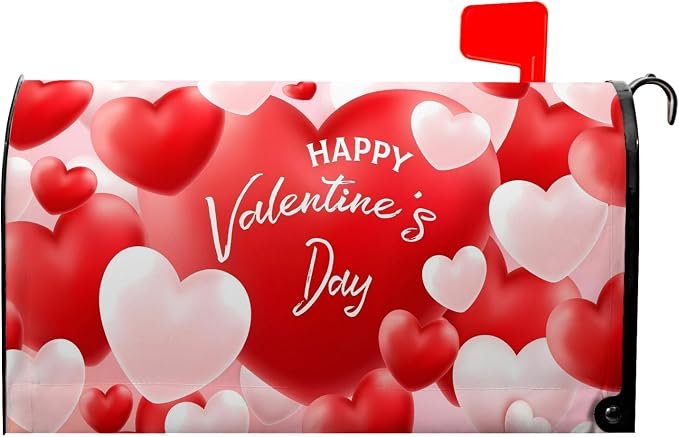 Valentine Mailbox Covers Magnetic Valentine‘s Day Mail Box Cover Valentines by farg