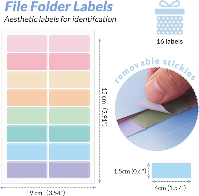 SKYDUE Cute Accordion File Organizer, Expanding File Folder - Image 6