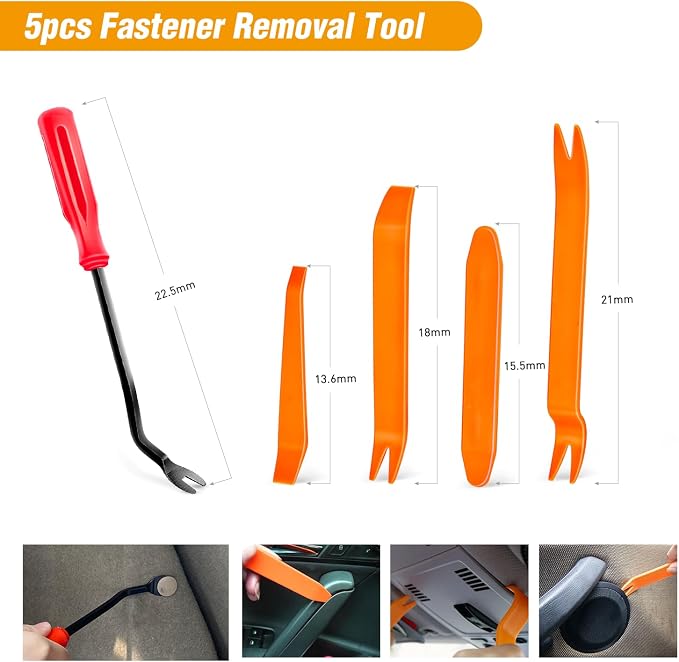 GOOACC 200PCS Car Plastic Rivets Fasteners Push Retainer Kit, 10 Most Popular - Image 4