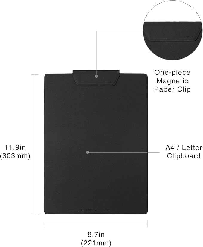 LHiDS Magnetic Clipboard – Slim Leather Writing Board - Image 6