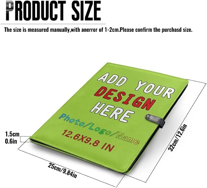 Personalized Padfolio with Logo, Custom Business Portfolio with A4/US Letter - Image 4