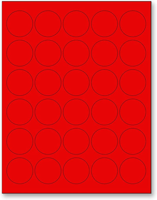 NextDayLabels 8-1/2 x 11 Neon Color High Light Fluorescent Labels by NextDayLabels