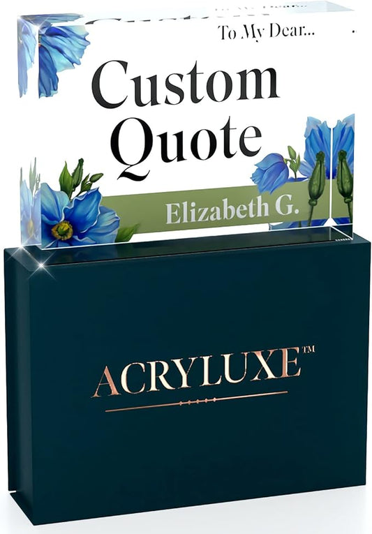 Custom Acrylic Sign Personalized, Custom Desk Name Plate, 18 Styles, by MySignCenter