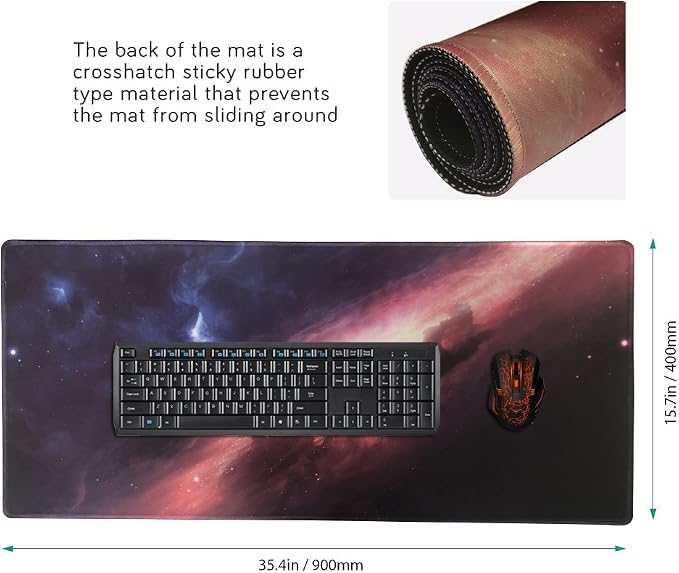 XXL Professional Large Mouse Pad & Computer Game Mouse Mat - Image 2