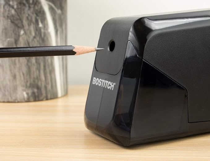 Bostitch Office Battery Pencil Sharpener, 4X Longer Cutter Life, Tip Saver - Image 4