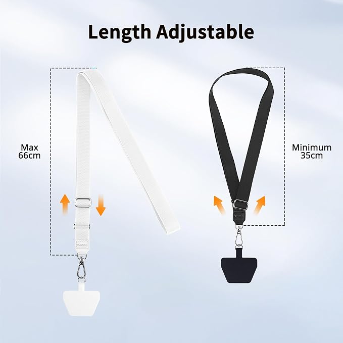 CACOE Phone Lanyard 2 Pcs-Adjustable Neck Strap, Universal Crossbody Lanyards - Image 5