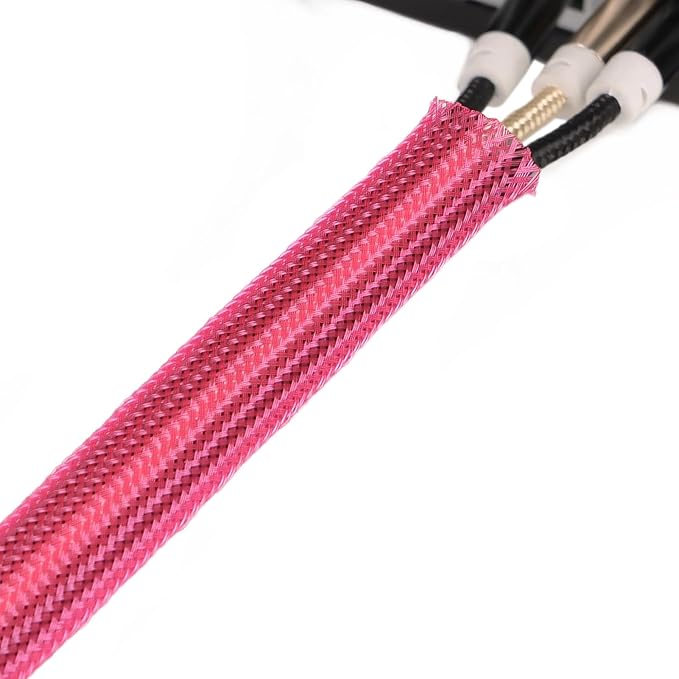 25ft PET Expandable Braided Cable Sleeve 1/2inch Pet Braided Cable Sleeve - Image 8