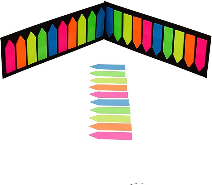 Morepack 2000 Count Neon Color Tape Flag, Page Markers, Index Tab Flags - Image 7