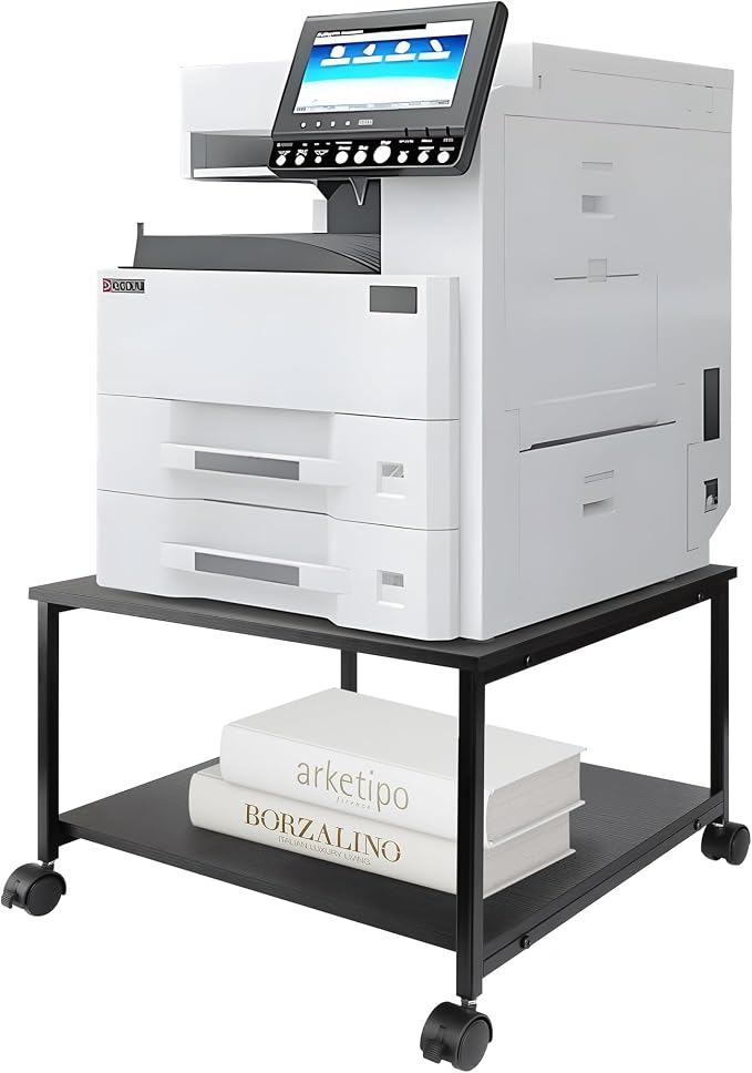EMERIT 2-Tier Under Desk Printer Stand w/Storage by eMeritDirect