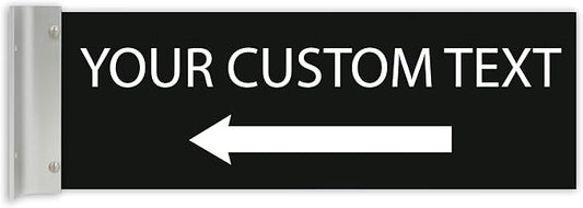 ALPHA DOG SIGNS Custom Projecting Hallway Sign, Personalized Indoor Outdoor by AlphaDog