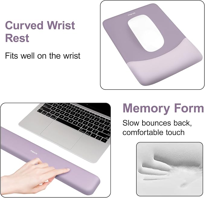 MOSISO Keyboard Mouse Pad Set, Large Gaming Mouse Pad&Rectangular Keyboard - Image 5