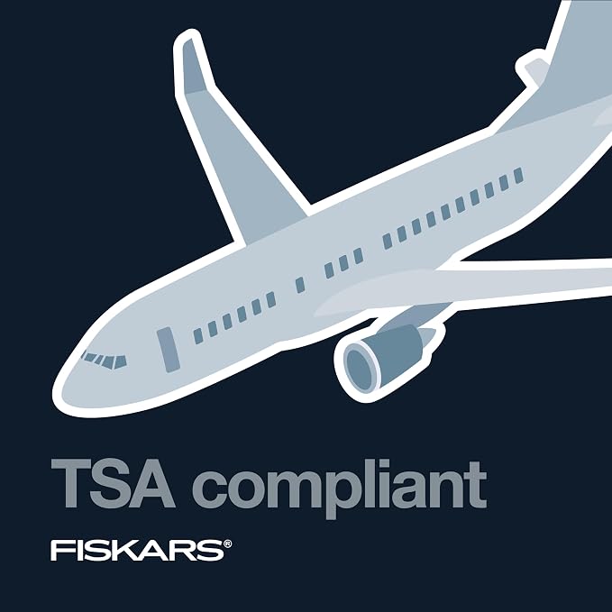 Fiskars Travel Folding Scissors, TSA-Compliant, Compact and Portable - Image 6