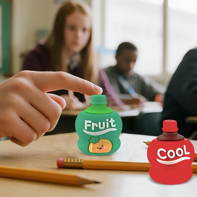 8-Pack Fun Pencil Sharpeners for Kids Cute Shape Handheld Manual Sharpening | - Image 6