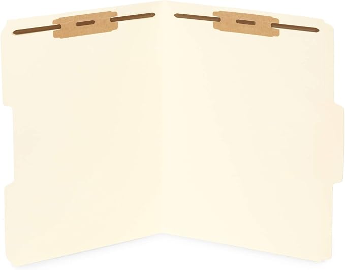 50 Manila Fastener File Folders by BlueSummitSupplies