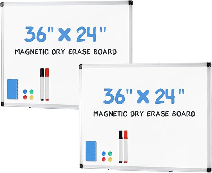 DUMOS Magnetic White Board Kit Set of 2 by DumosLifestyle