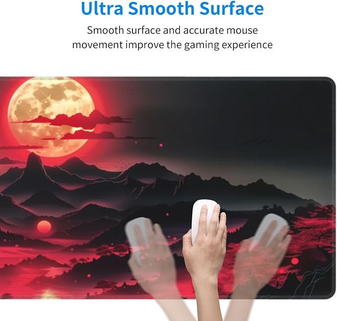 Extended Gaming Mouse Pad, Large Desk Mat XL Anime Mouse Pad Waterproof - Image 4