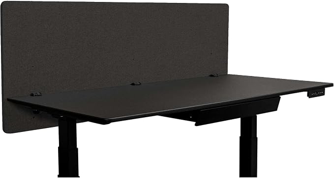 Stand Up Desk Store ReFocus Clamp-on Acoustic Desk Divider Privacy Panel That - Image 2