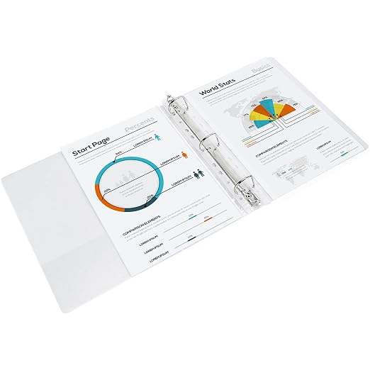 Amazon Basics 3 Ring Binders, 1.5 Inch D-Ring Organizer - Image 3