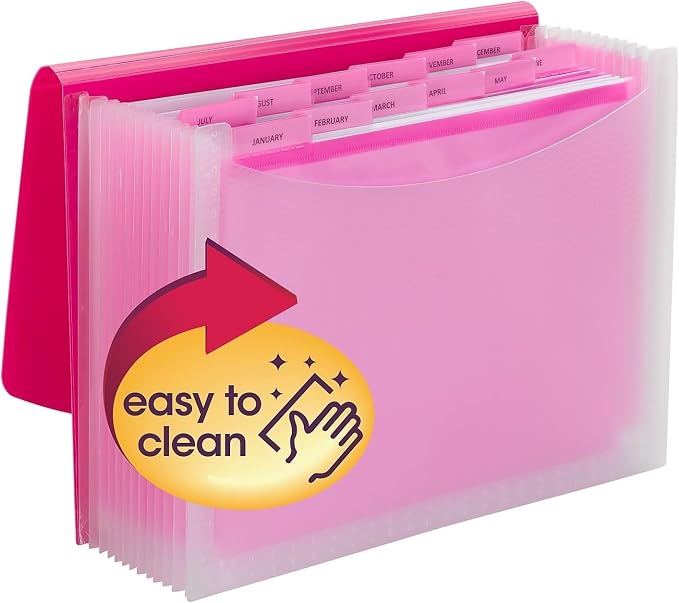 Smead Poly Frequency Expanding File Folders, Flap and Cord Closure, Letter Size - Image 4