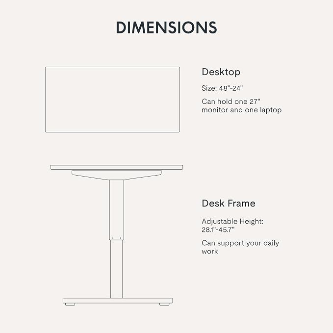 FLEXISPOT EN1 One-Piece Standing Desk - Image 6